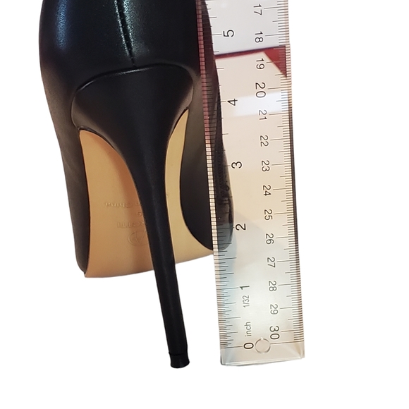 AUROTTI BLACK ANKLE BOOT STILLETTO 9 - Picture 2 of 7